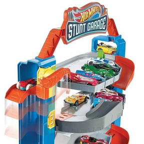 Hot wheels pista e acessorio city garagem 4 pisos