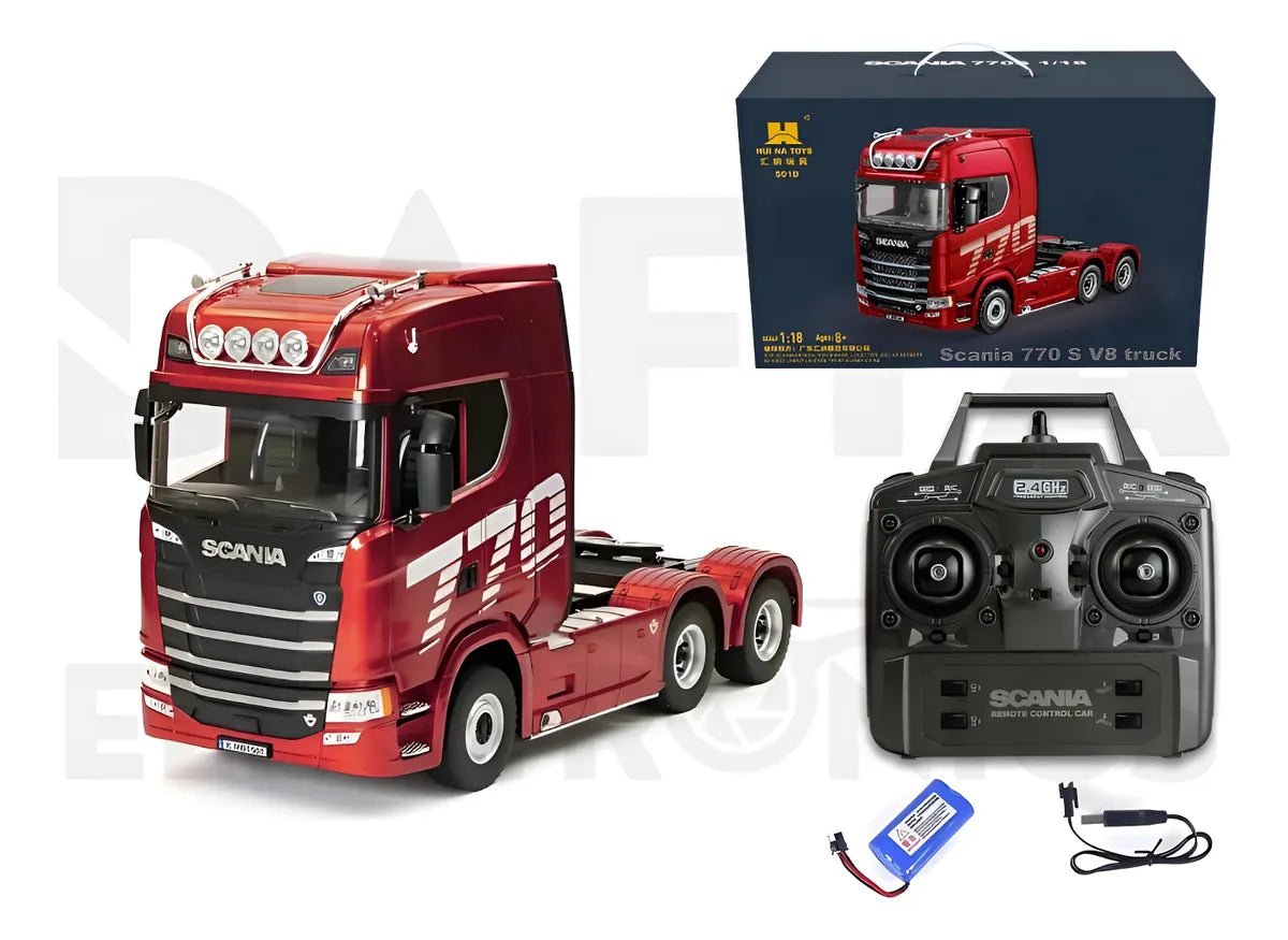 Caminhão Scania 770 S V8 Truck Ecala 1:18 Controle Remoto Nf