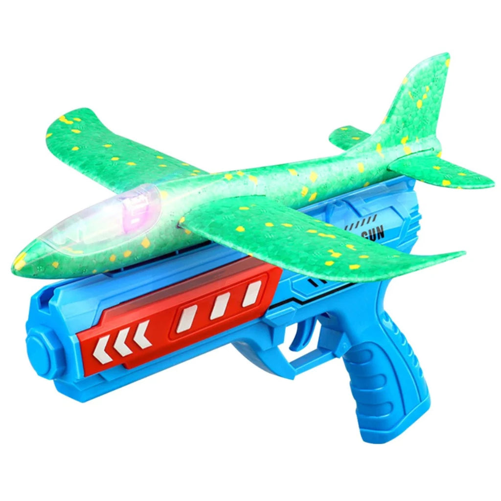 Lançador De Avião(COM LUZ) Planador Brinquedo Infantil De Espuma Catapulta/WJ88